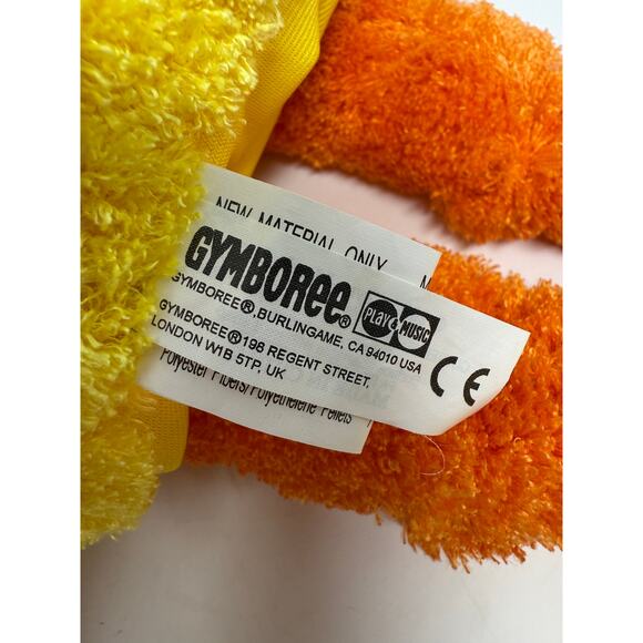 Gymboree 2004 Vintage Yellow Duck Hand Puppet Plush Stuffed Toy Plushie Baby Toy - Picture 8 of 12